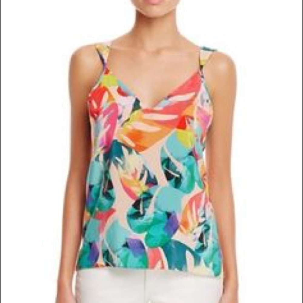 { Amanda Uprichard } Daphne Silk Cami in Calypso